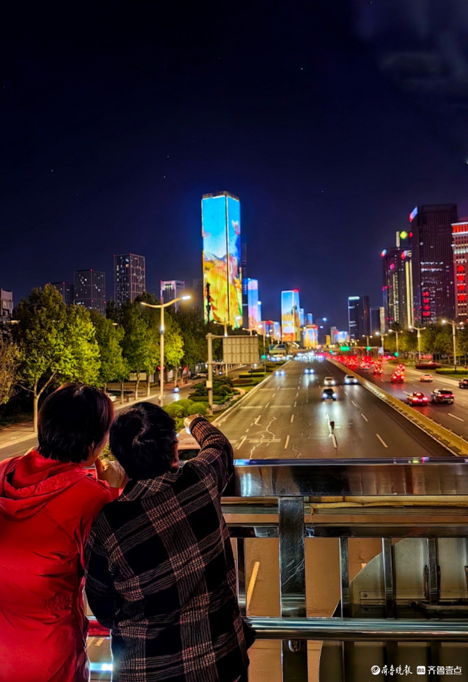 最美身影 | 节日的济南，夜景璀璨