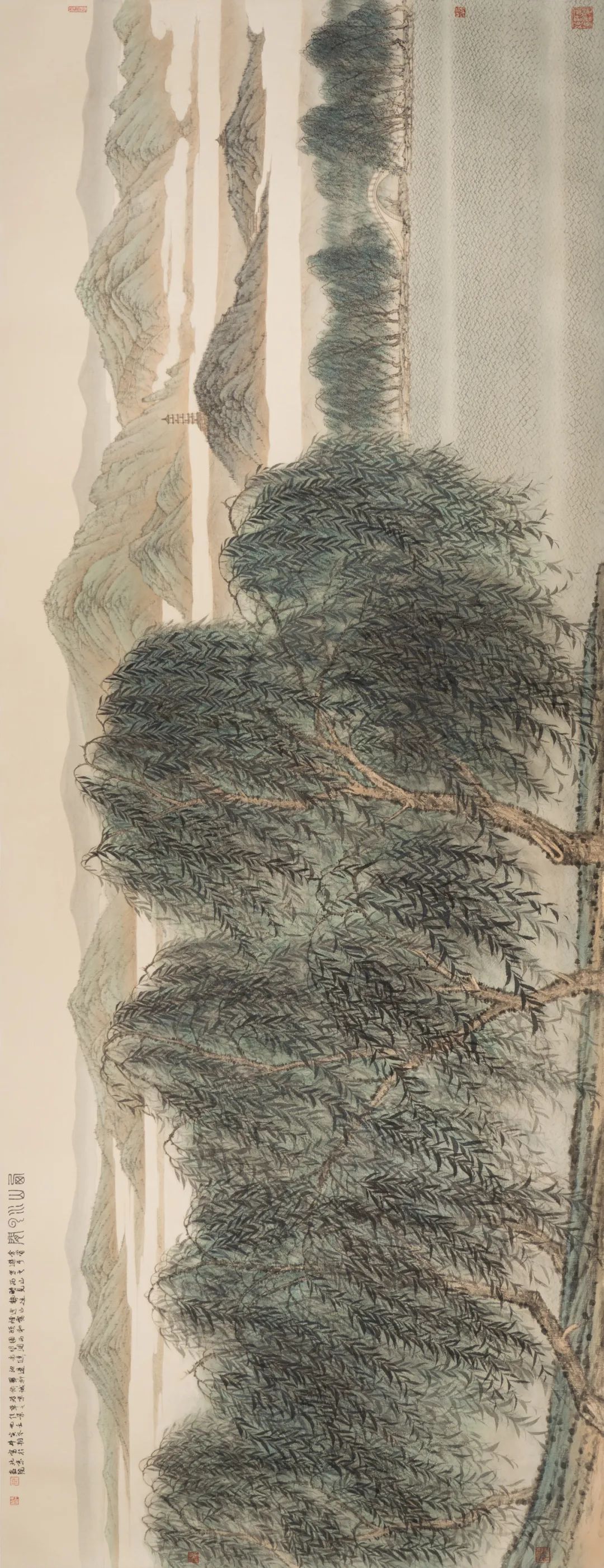 "湖山放怀——牛朝山水画作品展"在国家大剧院开幕