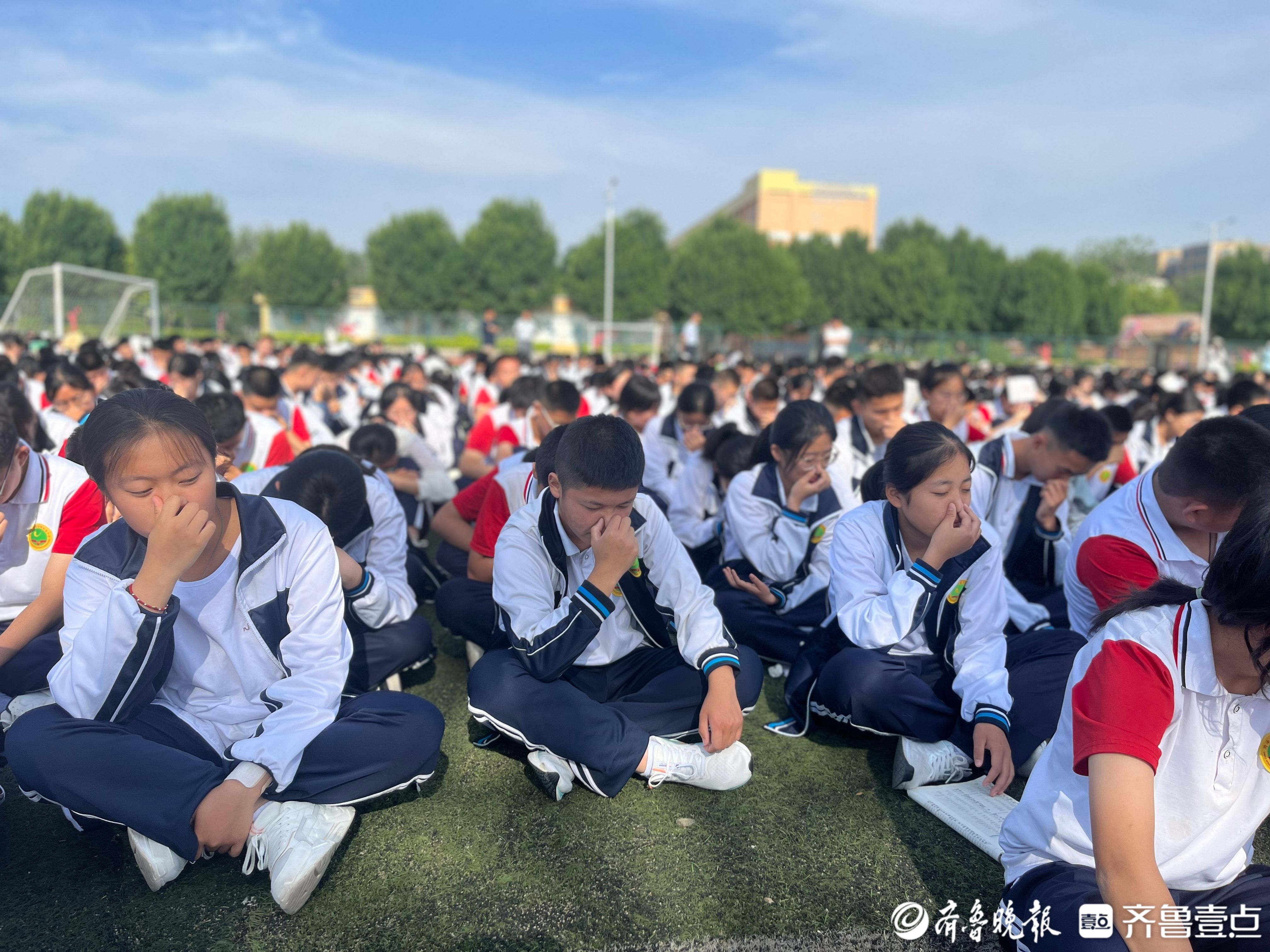 菏泽鲁西新区陈集镇中学开展防溺水宣传教育活动