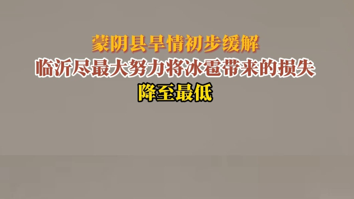 沂视频|临沂尽最大努力将冰雹带来的损失降至最低