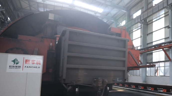 果然视频·高质量发展山东行丨大型“翻车”现场，20秒卸一车煤