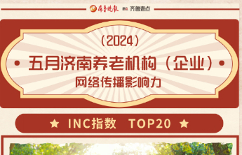 养老观察|5月济南养老行业传播力发布 济高东区颐养中心获亚军