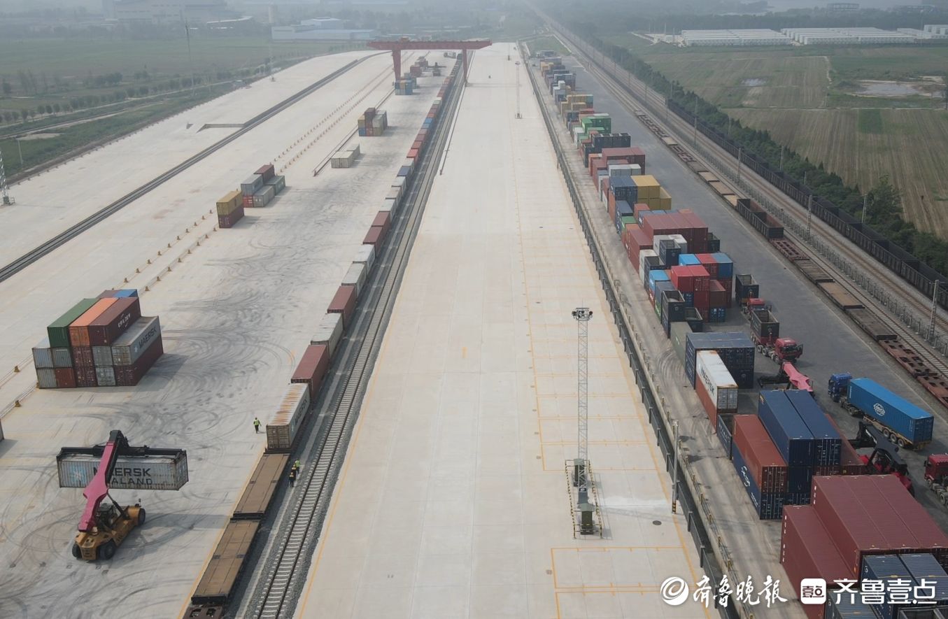 山东省重点基础设施项目:曹县内陆港项目投入运营