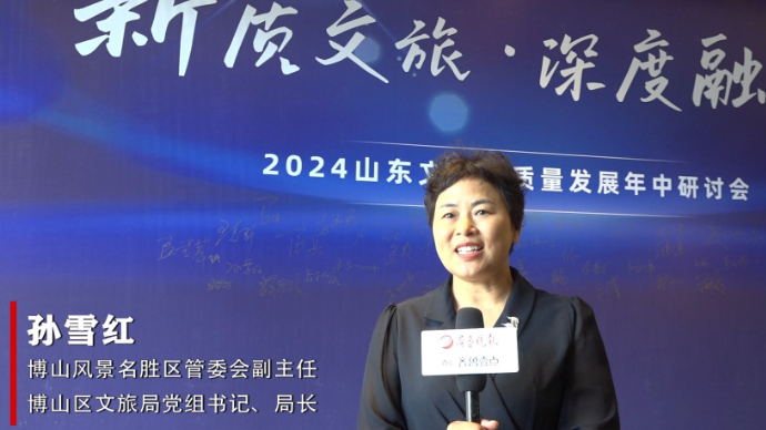 博山区文旅局局长孙雪红：年中研讨会是一次认知的迭代，一次头脑的风暴