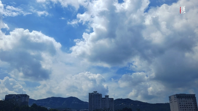 果然视频| 酷暑中的济南云团密集，是要下雨了吗？