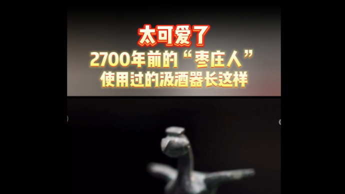 太可爱了，2700年前的“枣庄人”使用过的汲酒器长这样