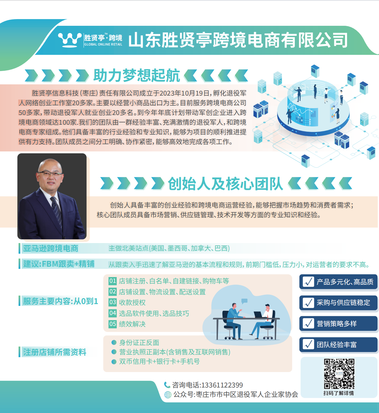 山东军创丨胜贤亭信息科技（枣庄）责任有限公司