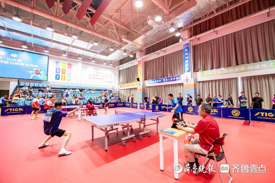 省第十六届千乡乒乓球日照赛区预赛开赛