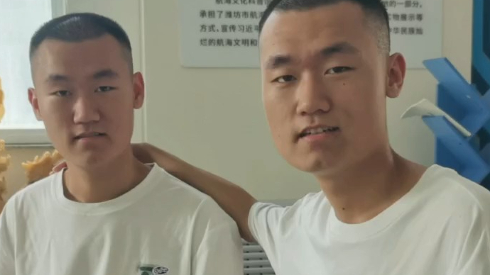 果然视频|山东交职迎来双胞胎新生：哥哥全校第一，弟弟全校第三