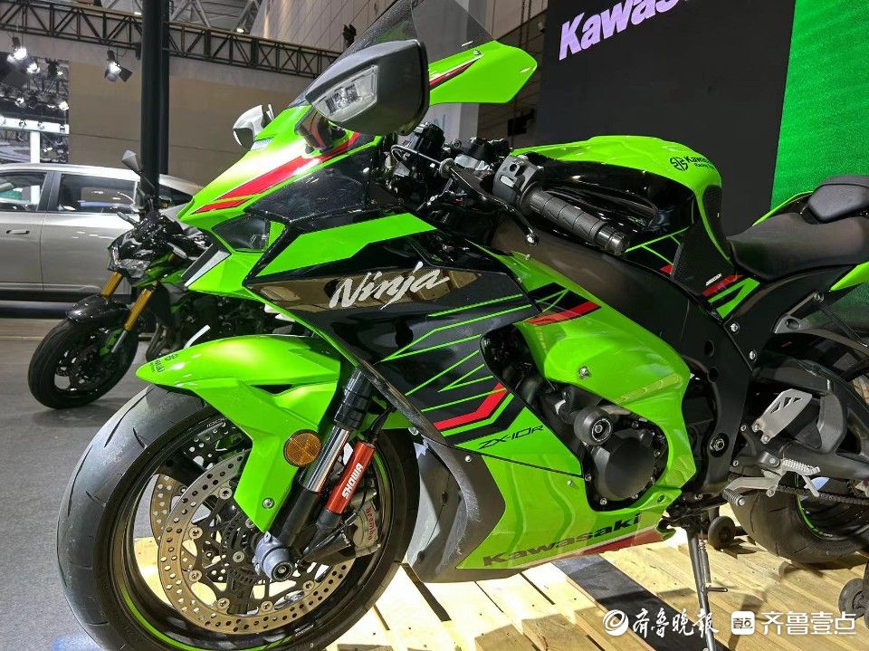 第50届齐鲁国际车展上，摩托车“大军”阵容强大