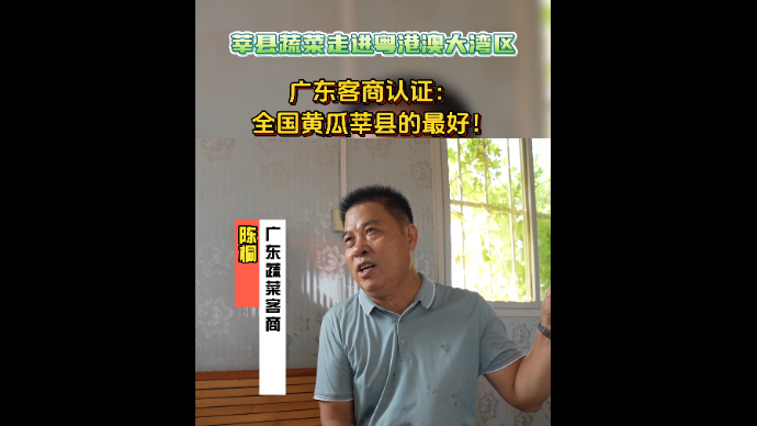 莘县蔬菜走进粤港澳大湾区|广东客商认证：全国黄瓜莘县的最好