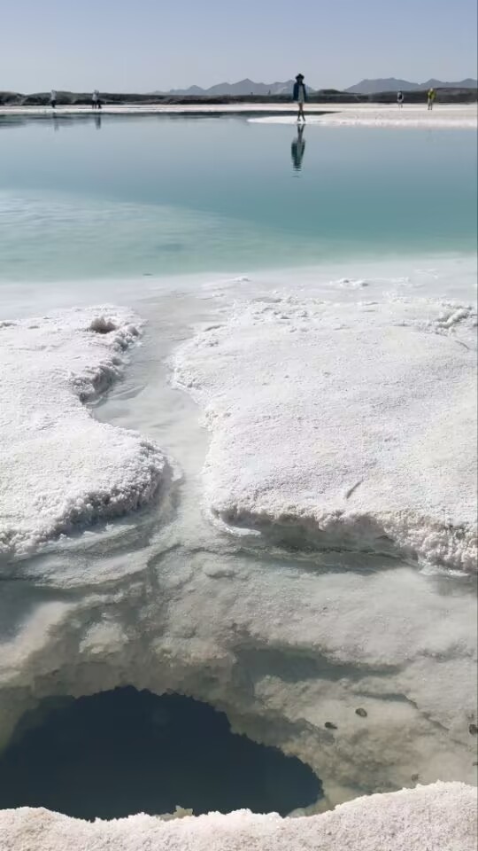 斑斓静谧的大柴旦盐湖，人间绝美