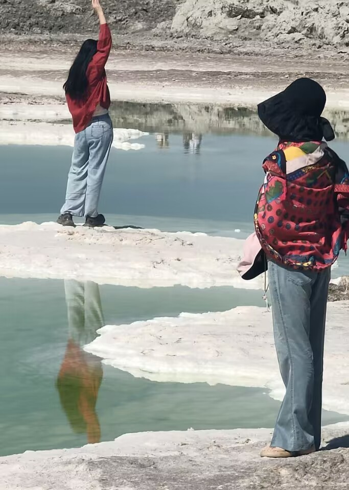 斑斓静谧的大柴旦盐湖，人间绝美