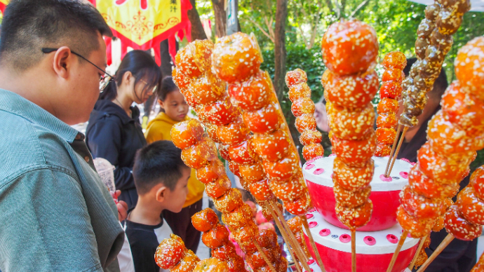 果然视频|国庆节济南千佛山山会热闹非凡，有哪些好吃好玩的？