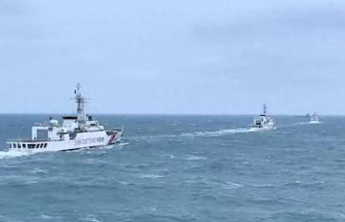 福建海警位东引岛、马祖岛附近海域开展综合执法巡查