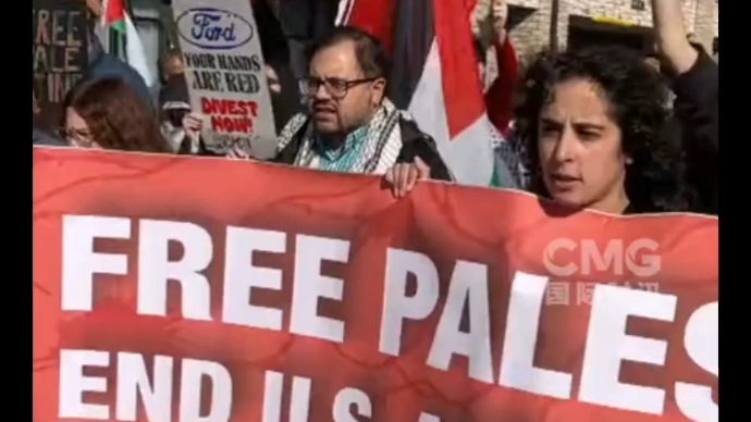 果然视频·看天下|美“摇摆州”民众抗议两党：听不见选民声音