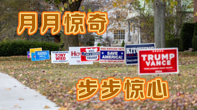 果然视频·樱桃国际|美国大选的“月月惊奇”与“步步惊心”