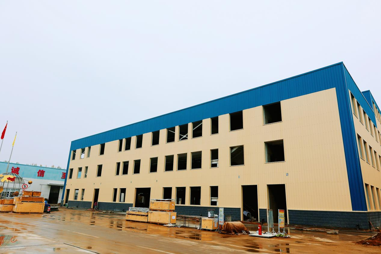 新质曲阜|金达汽车年产5500吨尼龙隔层织物生产项目主体完工