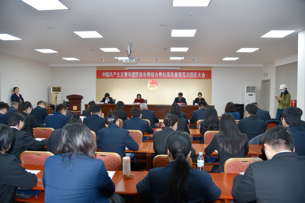 高举旗帜跟党走 牢记嘱托谱新篇  共青团济南市供销合作社委员会第五次团员大会胜利召开