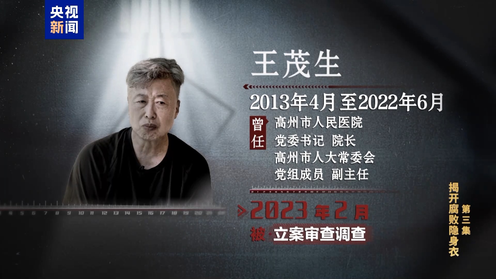 反腐为了人民丨房子里专设夹层藏匿赃款！三甲医院院长收了2亿余元回扣