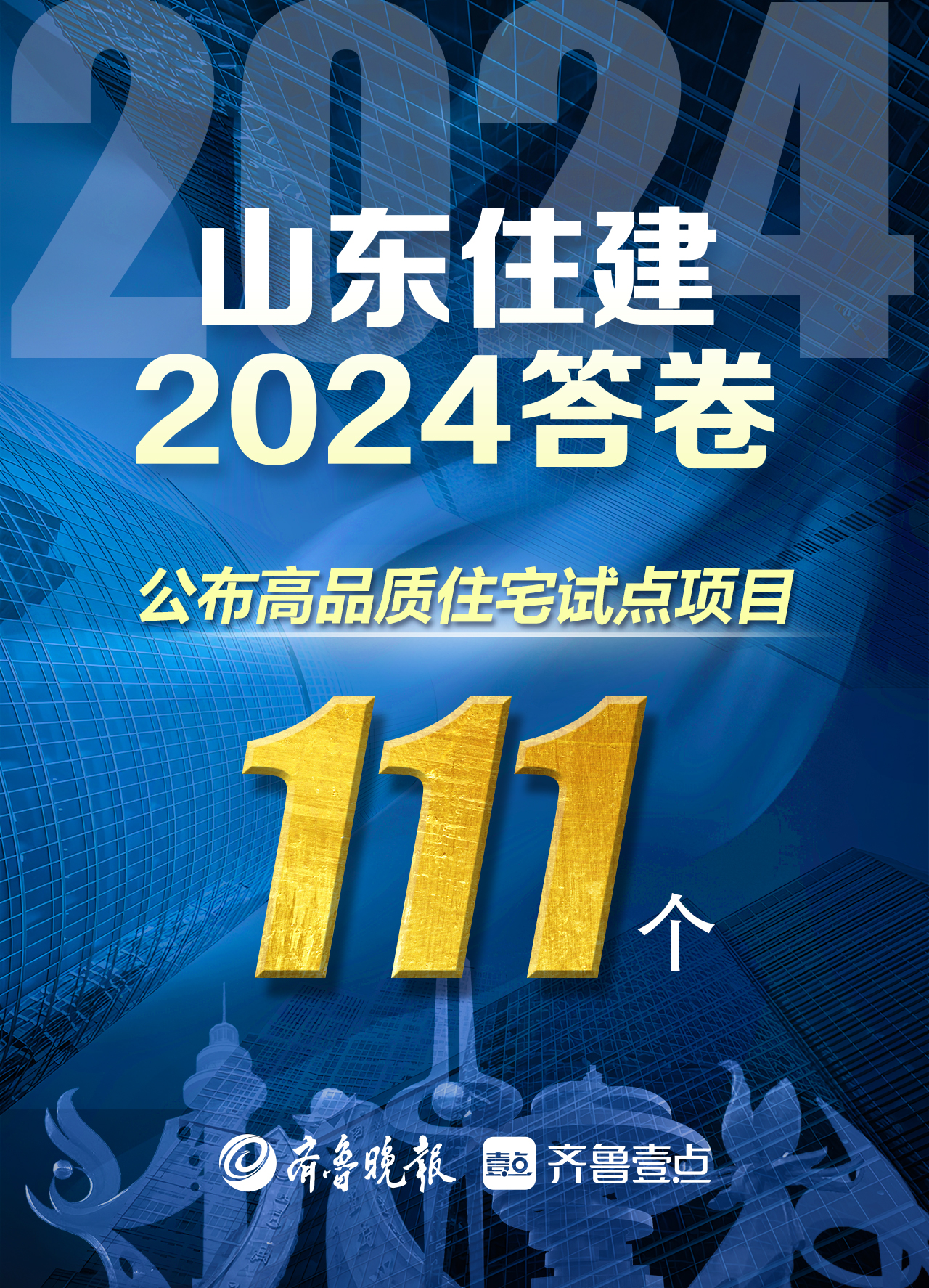 壹点海报|“数”说山东住建2024答卷
