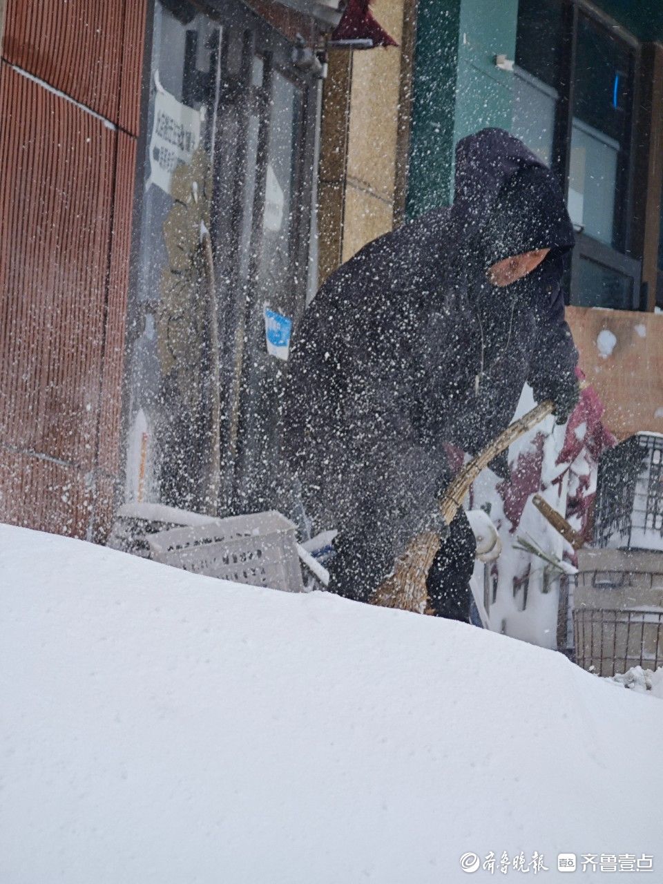 图集 | “雪窝”再上线，烟台迎入冬以来最强降雪