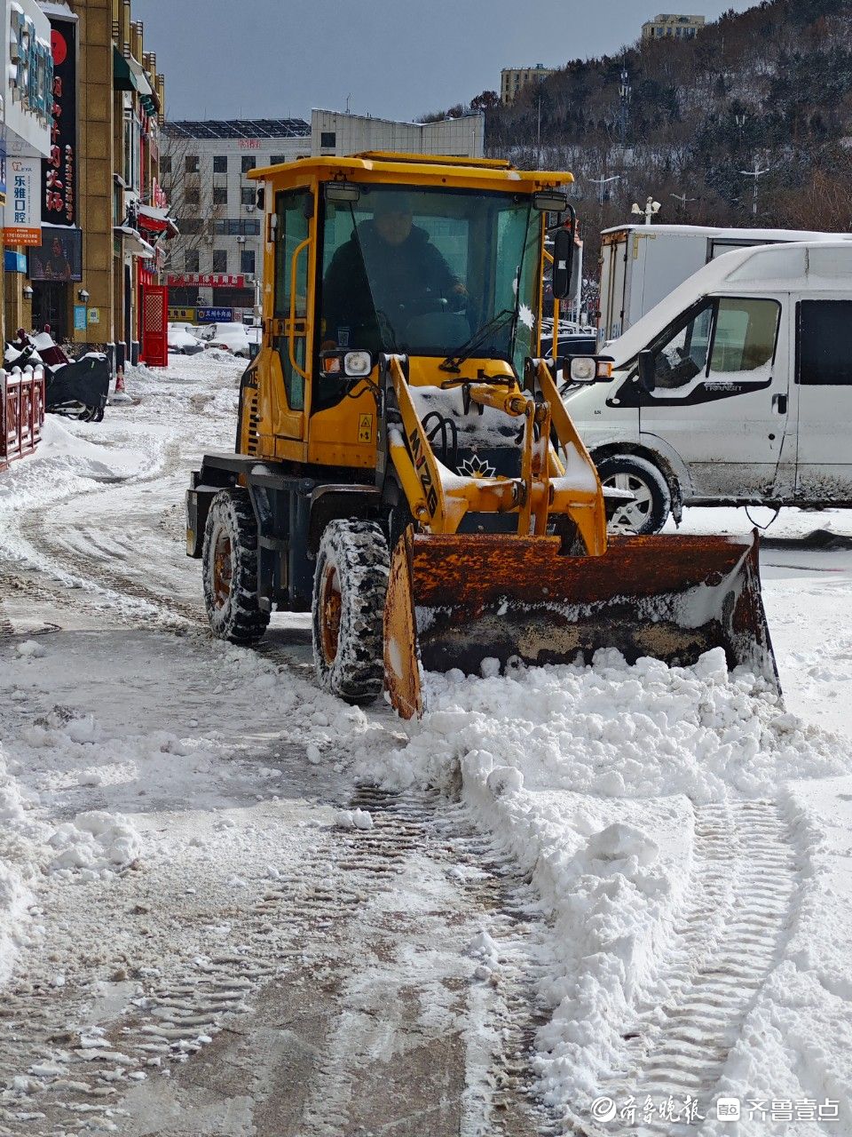 图集 | “雪窝”再上线，烟台迎入冬以来最强降雪