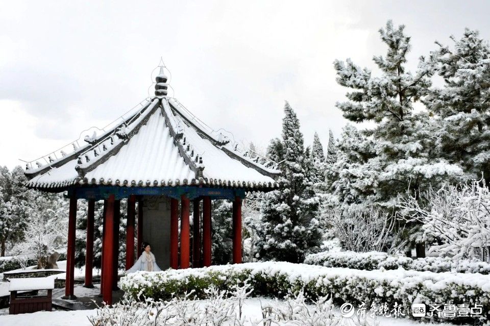 图集|雪落成诗！雪后蓬莱阁美如画