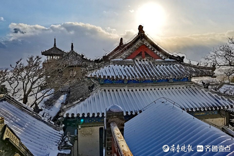 图集|雪落成诗！雪后蓬莱阁美如画