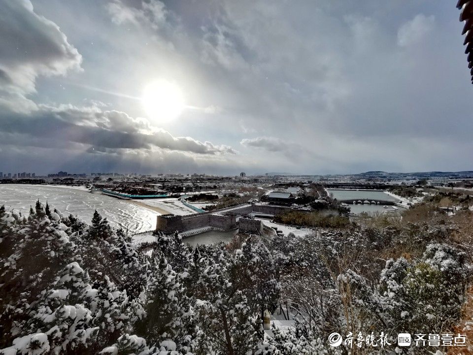 图集|雪落成诗！雪后蓬莱阁美如画