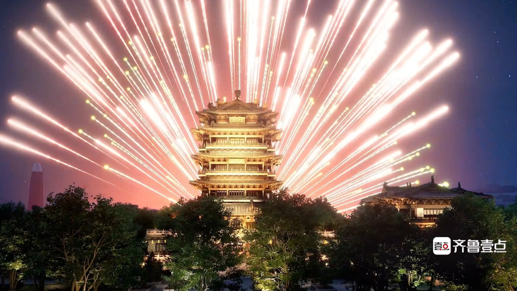 巳巳如意端上春晚|满满科技范儿！“数字超然楼”烟花秀惊艳亮相