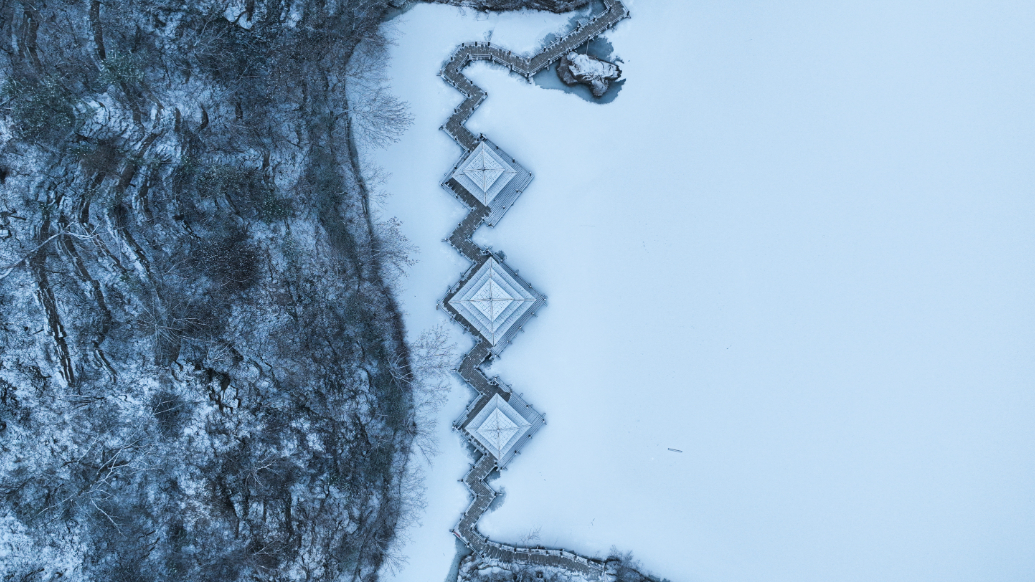 果然视频|雪后南山秒变童话世界，九如山景色美不胜收