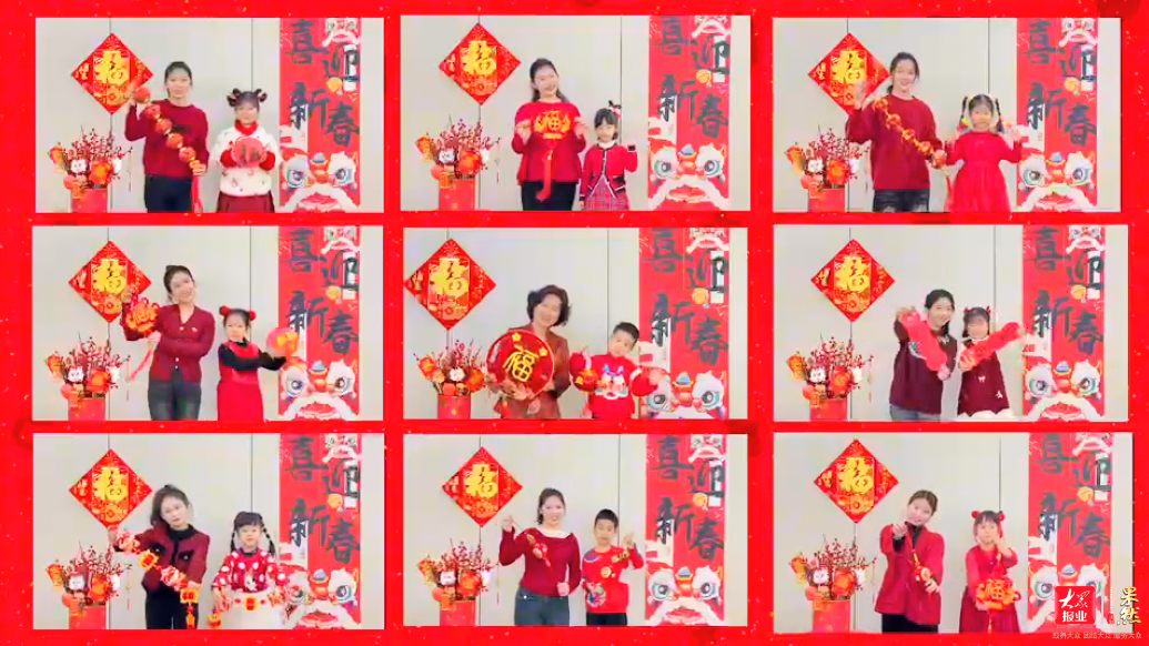 果然视频｜灵蛇贺岁，喜气迎春，历下区第一实验幼儿园师幼齐拜年