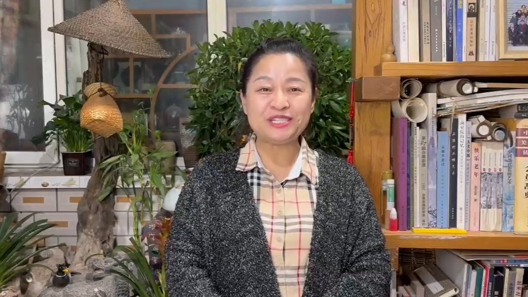 评书演员文一路预祝2025年胡集书会圆满成功