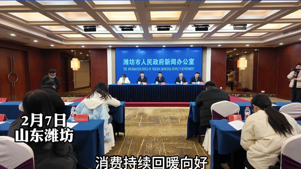 果然视频|潍坊市社零总额增长6.7%，批发业、餐饮业领跑全省