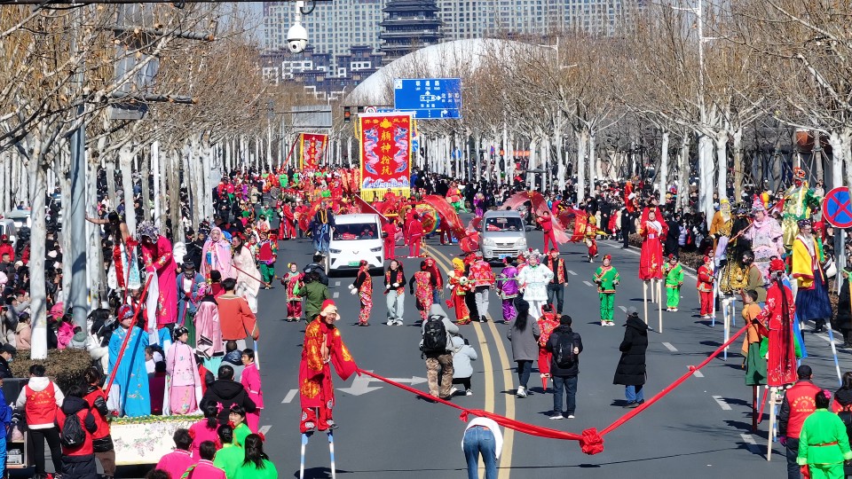 壹点图集｜淄博春节重头戏来了！各类民俗展演超精彩～