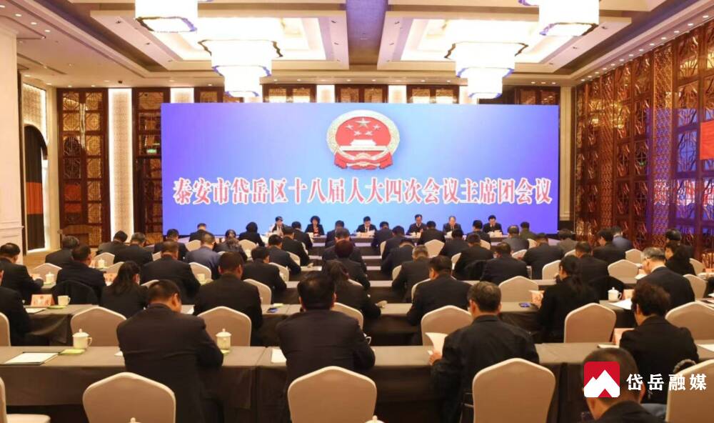 岱岳区十八届人大四次会议主席团举行第三次会议