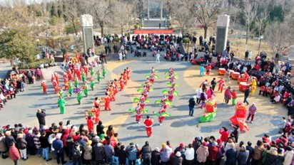 壹点图集｜瑞蛇迎春闹元宵！淄博高新区傅山村元宵节活动精彩呈现