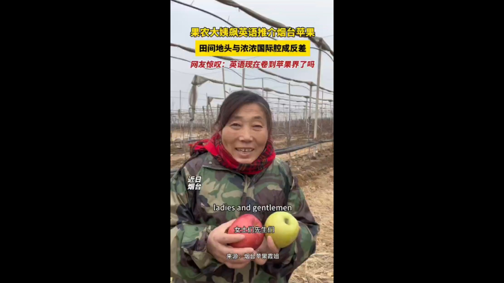 Ramble Shandong漫步山东|果农大姨飙英语推介烟台苹果