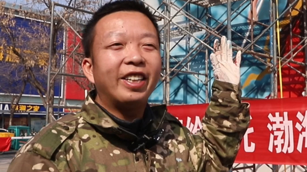 滨州“哪吒壁画”走红 网络博主用画笔诠释国潮魅力