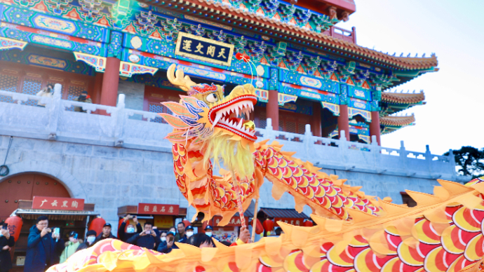 壹直播·这里是日照丨就在莒国古城，二月二舞龙大会
