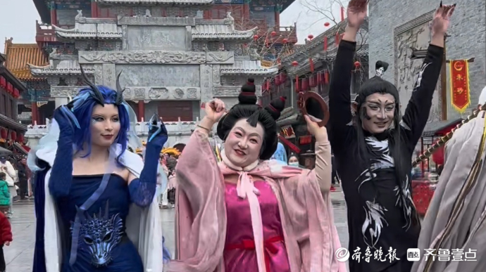 果然视频｜“哪吒天团”来莒国古城了！舞蹈大pk引爆全场