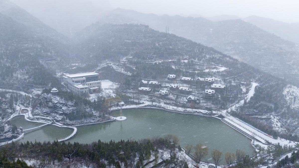壹点图集 | 初春鹅毛大雪！在潭溪山邂逅“白色浪漫”