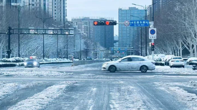 壹直播|大暴雪过后，记者探访济南早高峰路况