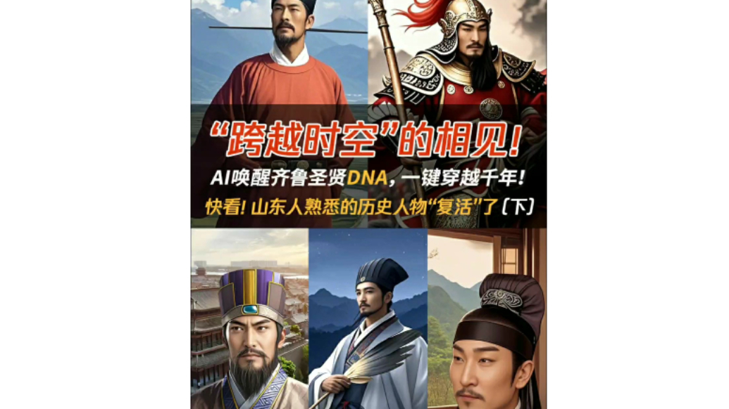 “跨越时空”的相见！看看有没有你家乡的历史名人