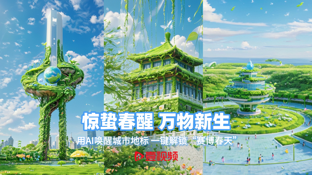 壹视频｜惊蛰春醒，跟着AI一键解锁“赛博春天”