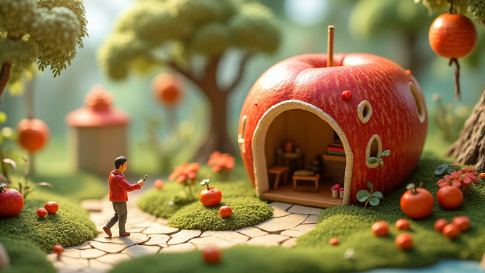 AI绘山东：齐鲁丰饶景，安居乐业图