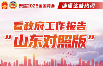 读懂这些热词，看政府工作报告“山东对照版”