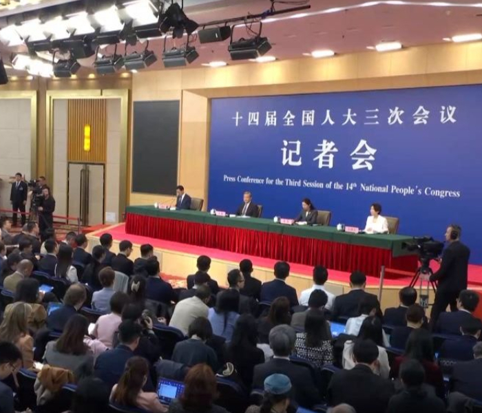 今天（3月7日）上午，十四届全国人大三次会议举行记者会，中共中央政治局委员、外交部长王毅回答中外记者提问。