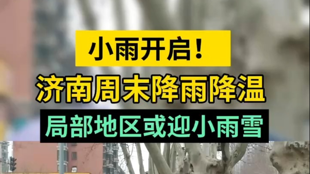 天气情报站|小雨开启！济南周末降雨降温，局部地区或迎小雨雪
